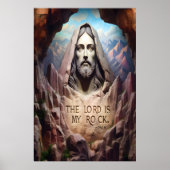 神像：主は私の岩 ポスター (正面)