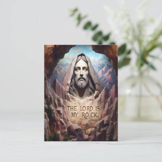 神像:主は私の岩 ポストカード (スタンド正面)