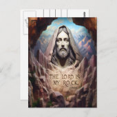 神像:主は私の岩 ポストカード (正面/裏面)