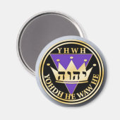 神印金ゴールド磁石 マグネット (正面/裏面)