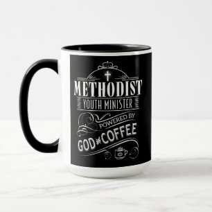 神及びコーヒーによって動力を与えられるメソジスト派の青年大臣 マグカップ