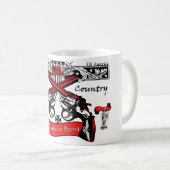 神及び国のため! コーヒーマグカップ (正面右)