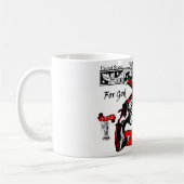 神及び国のため! コーヒーマグカップ (左)