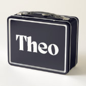 神名パーソナライズされた メタルランチボックス (裏面)