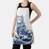 神奈川から流れ落ちる猫の波 エプロン (インサイチュ)
