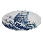 神奈川から流れ落ちる猫の波 カッティングボード (角)