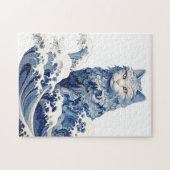 神奈川から流れ落ちる猫の波 ジグソーパズル (横)