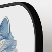 神奈川から流れ落ちる猫の波 ピックルボールラケット (左詳細)