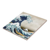 神奈川のギフトを離れて素晴らしい波をカスタマイズ タイル (側面)