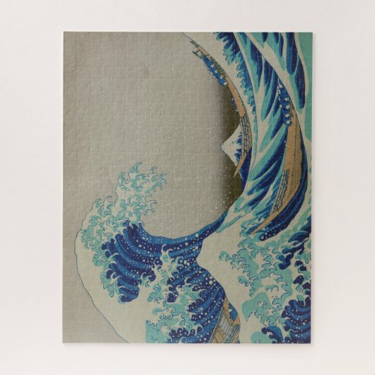 神奈川の日本人のWoodblockの芸術の素晴らしい波 ジグソーパズル (縦)