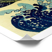 神奈川の波の下 ポスター (角)