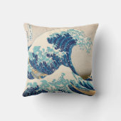 神奈川の装飾用クッションの素晴らしい波 クッション (裏面)