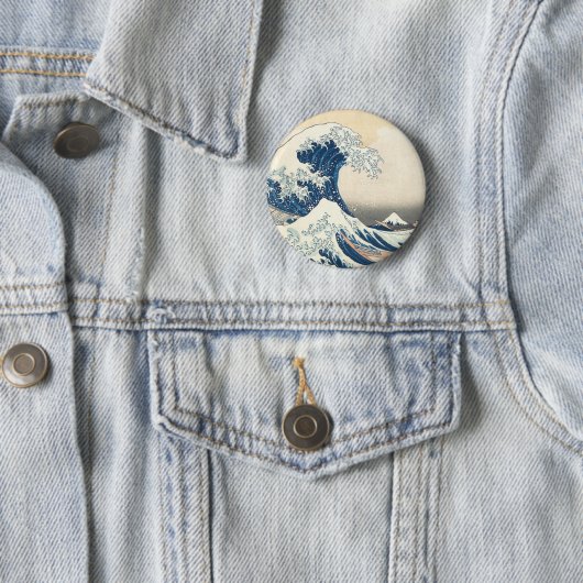 神奈川を離れた波の下 缶バッジ (インサイチュ)