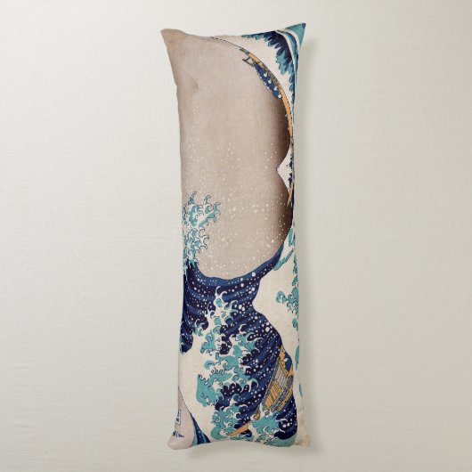 神奈川を離れた素晴らしい波の下 ボディピロー (裏面 (縦))