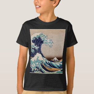 神奈川を離れた素晴らしい波の下 Tシャツ