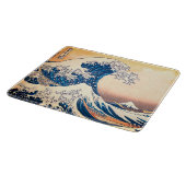 神奈川を離れた素晴らしい波 カッティングボード (角)