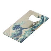 神奈川を離れた素晴らしい波 クレジットカード栓抜き (正面アングル)