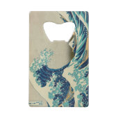 神奈川を離れた素晴らしい波 クレジットカード栓抜き (裏面)