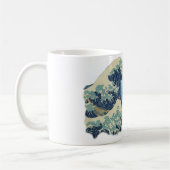 神奈川を離れた素晴らしい波 コーヒーマグカップ (左)