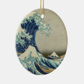 神奈川を離れた素晴らしい波 セラミックオーナメント (右)