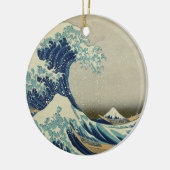 神奈川を離れた素晴らしい波 セラミックオーナメント (左)