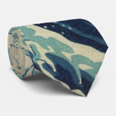 神奈川を離れた素晴らしい波 ネクタイ (ロール)