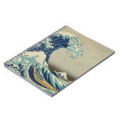 神奈川を離れた素晴らしい波 ノートブック (左側)