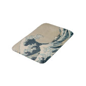 神奈川を離れた素晴らしい波 バスマット (アングル)