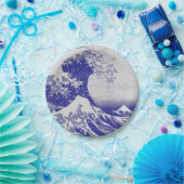 神奈川を離れた素晴らしい波 ペーパープレート (パーティー)