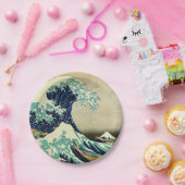 神奈川を離れた素晴らしい波 ペーパープレート (パーティー)