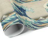 神奈川を離れた素晴らしい波 ラッピングペーパー (ロールコーナー)