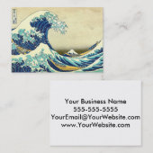 神奈川を離れた素晴らしい波 名刺 (正面/裏面)