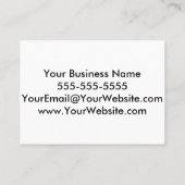 神奈川を離れた素晴らしい波 名刺 (裏面)