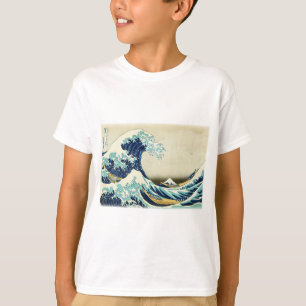 神奈川を離れた素晴らしい波 Tシャツ