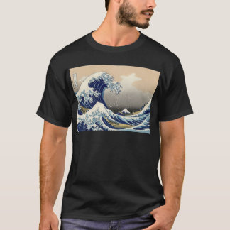神奈川を離れた素晴らしい波 Tシャツ