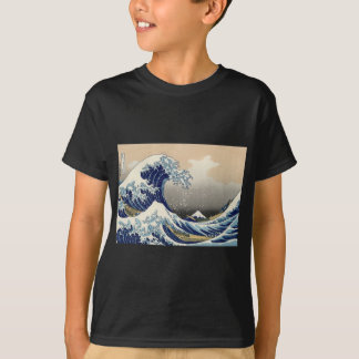 神奈川を離れた素晴らしい波 Tシャツ