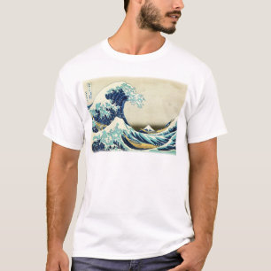神奈川を離れた素晴らしい波 Tシャツ