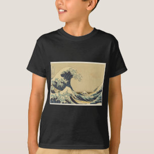 神奈川を離れたHokusaiの素晴らしい波 Tシャツ