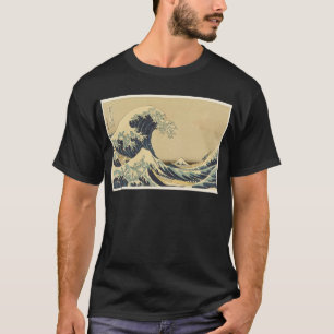 神奈川を離れたHokusaiの素晴らしい波 Tシャツ