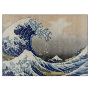神奈川沖浪裏と富士山　日本海 カッティングボード