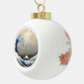 神奈川沖浪裏と富士山　日本海 セラミックボールオーナメント (右)