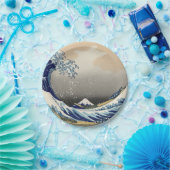 神奈川沖浪裏と富士山　日本海 ペーパープレート (パーティー)