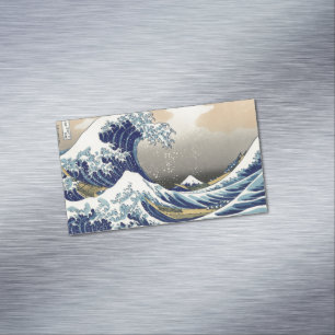 神奈川沖浪裏と富士山 日本海 マグネット名刺