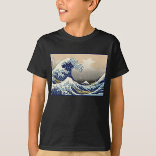 神奈川沖浪裏と富士山 日本海 Tシャツ
