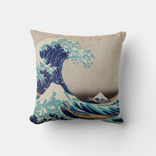 神奈川沖浪裏 クッション (正面)
