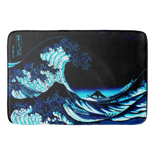 神奈川沖浪裏 バスマット (正面)