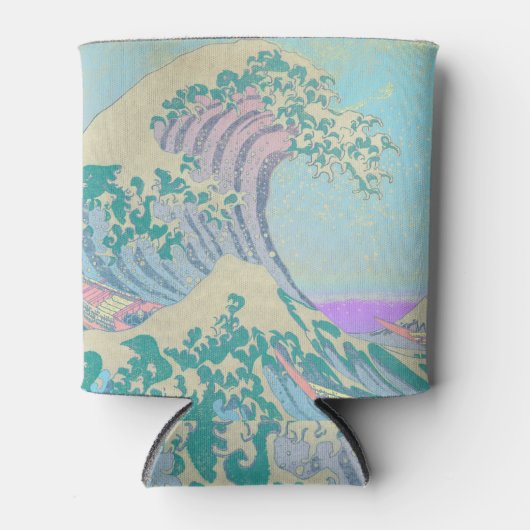 神奈川沖浪裏 パステル缶クーラー 缶クーラー (正面)