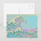 神奈川沖浪裏 パステル ポストカード (正面/裏面)