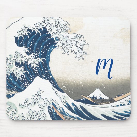 神奈川沖浪裏 マウスパッド (正面)