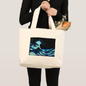 神奈川沖浪裏 ラージトートバッグ (正面(商品))